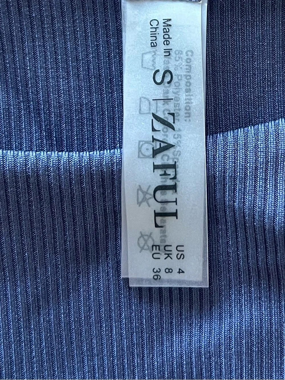Zaful Navy Bikini Size Small